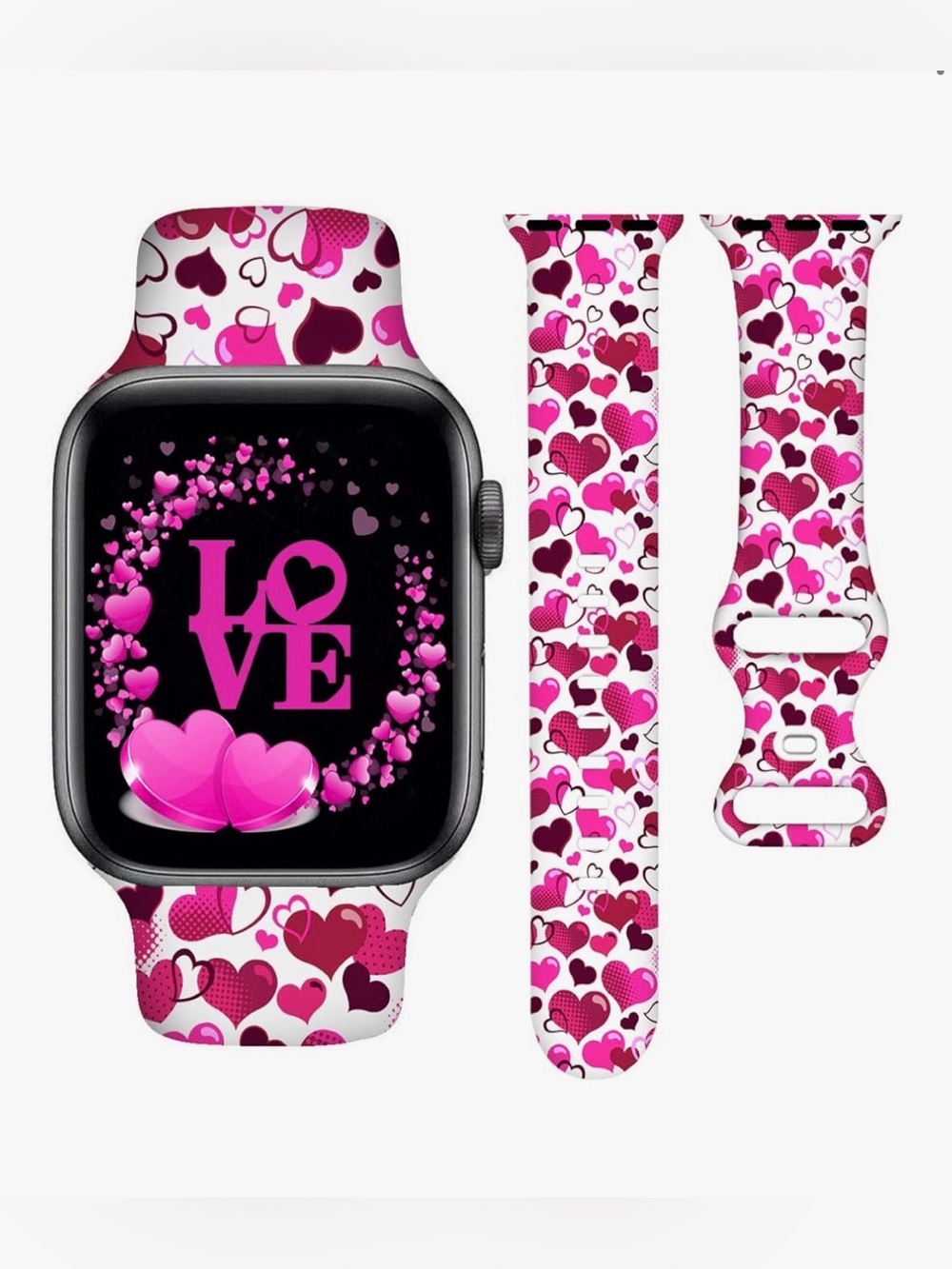 Watch Bands Compatible Watch 38mm 40mm 41mm 42mm for Women Men, Adjustable Soft.